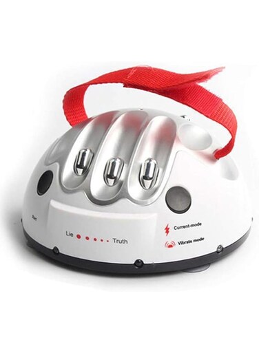 KOET Electric Shock Lie Detector Adjustable Micro Polygraph Toy Test Truth Safety Electric Shock Consoles for Having Fun with Your Friends,Families