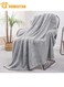 Sofa Blanket for Couch, Super Soft Flannel Blanket, Lightweight Fuzzy Blankets for Sofa, Bed, Office, Grey