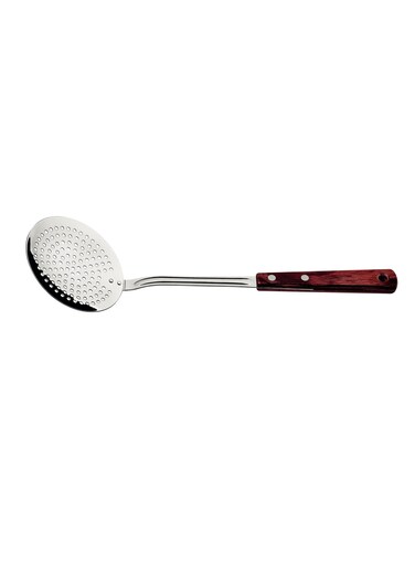 Stainless Steel Skimmer with Treated Red Polywood Handle