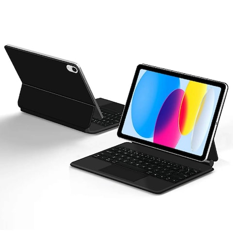 TRON Backlight Magic Keyboard For iPad 10th Generation 10.9 inch 2022 Smart Keyboard Case For ipad 10th Gen Cover Tablet Magnetic Trackpad Black