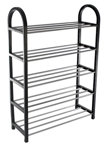 Box Saga 5 Tier Shoe Rack Multicolour Standard