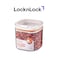 LocknLock Easy Grip Canister Square 1L &ndash; One-Touch Lid, Transparent, Easy to Hold, Dishwasher Safe