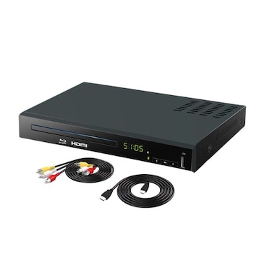 Blu Ray DVD Player,Full HD Blu-ray Disc Player CD Players with Easy Hook Up and User Friendly, 1080P Home Theater DVD Player with HDMI Output, Support HDD and USB Playback