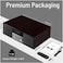 CD Stereo Shelf System for Home, Vintage CD Player 40W RMS Micro Mini System with Remote Control, Bluetooth, FM Radio, USB MP3 Playback