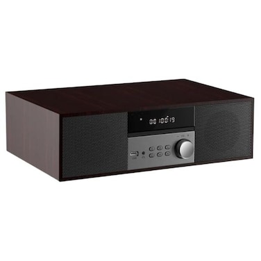 CD Stereo Shelf System for Home, Vintage CD Player 40W RMS Micro Mini System with Remote Control, Bluetooth, FM Radio, USB MP3 Playback