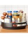 Joyzzz Turntable Organizer, 12 inch Lazy Susan Organizer, Organizer Pantry, Rotating Spice Rack Cabinet Organizer for Refrigerator, Table Storage, Kitchen Cabinet, Pantry and Bathroom Organization