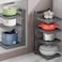 Adjustable Height &amp; Position 4‑Tier Pots &amp; Pans Organizer Rack &ndash; Heavy‑Duty Pot &amp; Lid Holder for Kitchen Cabinets or Counter   Modular Layout, Space‑Saving Design