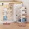 3‑Tier Adjustable Pot And Pan Organizer Rack, Secure Anti‑Tip Design, Multi‑Use Storage for Kitchen, Pantry, Garage or Bathroom