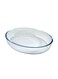 Oval Glass Baking Dish, 2.4 Lt Capacity, 29.8X21.4 Cm Diameter, 6.3 Cm Height - Clear