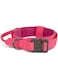 SYOSI Dog Collar Tactical Dog Collar Military Dog Collar Adjustable Nylon Dog Collar Heavy Duty Metal Buckle with Handle for Dog Training (Pink, M)