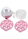 Dubai Gallery Double-Layer Electric Eggs Boiler Cooker Pink/White 6X6X8.7Inch