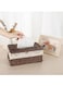Tissue Case Tissue Box Cover Hand Wooven Tissue Case Wooven Wicker Tissue Holder Rectangular Wooven Tissue Box Holder Napkin Holder Napkin Dispenser For Home Office