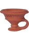 Creative Zone Clay Dhoop Loban Dani Burner Holder for Puja (Small Size, Handemade, Natural)