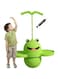 SOPTEC Bouncy Ball With Handle, Fitness Thickened Frog Shaped Cartoon Hop Ball, Hoppy Ball Funny Hopping Ball Cute Toy for Indoor Patios Gyms Outdoor Living Rooms