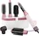 Enzo 6 in 1 Multi-Functional Hair Styler Set   EN-4133 Hair Straightener, Hot Volumizing Brush, Automatic Airwarp Rotating Curler Temp 50&deg;C to 110&deg;C   1500W DC Super Motor
