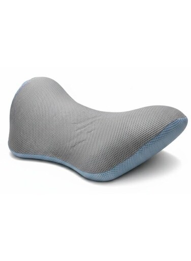 Orthopedic Shoulder Abduction Support Pillow &acirc;&euro;&ldquo; High-Density Foam with Breathable Mesh Fabric, Grey &amp; Blue, 46&Atilde;&mdash;25 cm