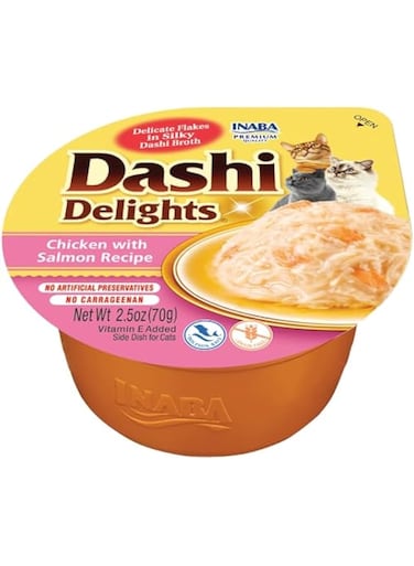 Inaba Cup Dashi Delights Chicken with Salmon - 70g