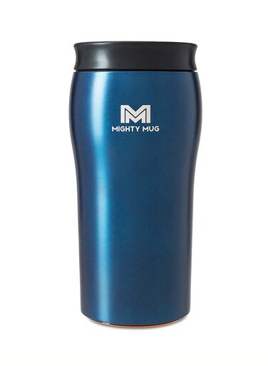 Mug   The Untippable Mug   Grips When Hit, Lifts for Sips   Insulated Stainless Steel Tumbler   Cupholder Friendly   Gifts for Women Men All   Leakproof   4 Hours Hot / 24 Cold   12oz   Oceanic Blue Matte   1957D Oceanic Blue Matte 9x9x22.5cm