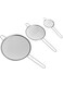 Dubai Gallery 3-Piece Mesh Strainer Silver