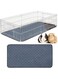 Geegoods Guinea Pig Cage Liners，Fast Absorbent Guinea Pig Fleece Bedding for Midwest and C&amp;C Cages with Leakproof Bottom for Small Animals （Size 48"x24