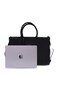 London Ladies Bag M1   Women&rsquo;s Elegant 15.6 inch Laptop Tote Bag Classy Computer Briefcase Black