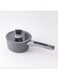 HOME Chef's Delight Stella Sauce Pan with Lid &acirc;&euro;&ldquo; Premium Non-Stick PFOA Free Saucepan for Cooking, Induction Compatible, Durable Kitchen Cookware with Heat-Resistant Handle L16XW8.5Cm