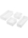 Whitmor Set of 4-White Drawer Organizer