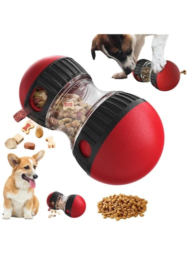 TOMVAES Innovative Rolling Feeder Dog Toy - Interactive Food Ball for Dogs, Slow Feeder Puzzle Toy, Durable Pet Treat Dispenser for Mental Stimulation and Healthy Eating Habits