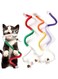 3PCS cat chew toys for tooth cleaning, 27.56-inch cat toys Catnip rope toys for indoor cats, interactive cat teething toys for kittens