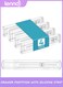 4 Pack Shallow Drawer Dividers, 6cm High 32.2cm-53.7cm Adjustable Expandable Kitchen Drawer Organizer, Clear Plastic Organizer Separators for Flatware, Utensil, Cutlery, Underwear, Clothes