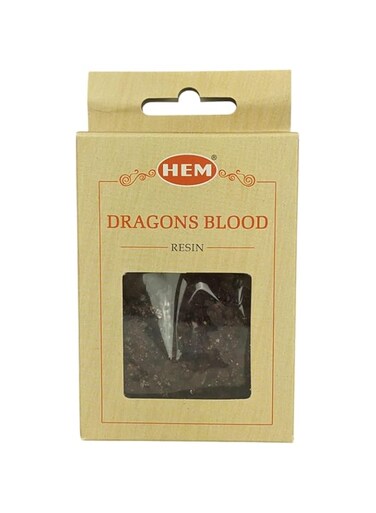 HEM Dragon Incense Resin for Charcoal Burning Tablets   Fresh &amp; Long Lasting Fragrance   100% Natural Ingredient, Used for Aromatherapy   Gift Set - 30gm