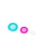 Food cover, set of 3, silicone multicolour