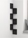 5 Layer Wall Mount Corner Shelf Wood Display Storage Shelves for Home Office Decor