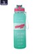 1000ml Motivational Winning Spirit Water Bottle with Time Markers, One-Touch Lockable Lid, Flip-Up Integrated Straw, One Carry Handle and Non-Slip Lid - BPA-Free, Leak-Proof Lid, Eco- Friendly, Plastic, Reusable, Drink Reminder Water Bottle for Adults and Kids in School, Office, Daily Hydration, Gym, Fitness, Yoga, Cycling, Hiking, Outdoor Camping, Hiking, Sports and Travel, 32oz Bottle