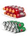 Soda Can Dispenser Organizer for Refrigerator,Fridge Organizer Bins for Freezer, Kitchen, Pantry, Countertops, Cabinets, Clear Plastic Beverage &amp; Canned Food Dispenser (2pcs)