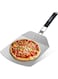 MAKINGTEC Pizza Turning Peel Pizza Shovel Lightweight Premium Metal Pizza Peel Blade for Pizza Oven Pizza Paddle Stainless Steel Blade for Home Kitchen Restaurant Baking Cake 13 x 9.5 inch