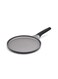 Essentials Flat Tawa 24cm   Non-Stick Granite Coating Dosa Pan   Induction Base Tawa Pan for Dosa/Roti/Chapati with Stick Handle - PR81166 Black