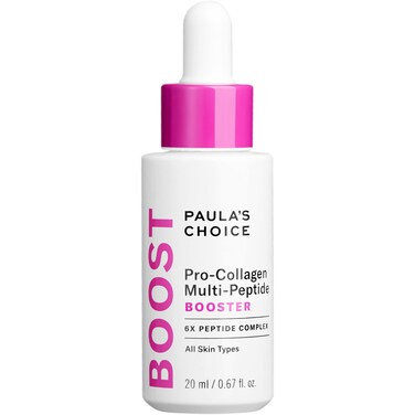 Paula鈥檚 Choice Pro-Collagen Multi-Peptide Booster Serum for Wrinkles, Supports Collagen Production with Plumping Hyaluronic Acid &amp; Amino Acids, Fragrance-Free &amp; Paraben-Free, 0.67 Ounces