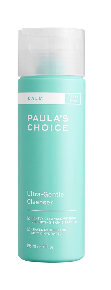 Paula's Choice CALM Ultra-Gentle Cleanser for Sensitive Skin, Calms + Soothes Redness, Daily Face Wash for Rosacea-Prone &amp; Eczema-Prone Skin, Fragrance-Free &amp; Paraben-Free, 6.7 Fl Oz.
