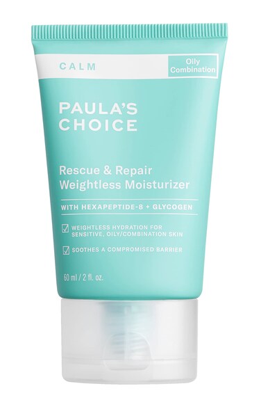 Paula's Choice CALM Rescue &amp; Repair Moisturizer for Sensitive, Oily + Combination Skin, Soothes Redness, Suitable for Rosacea-Prone &amp; Eczema-Prone Skin, Fragrance-Free &amp; Paraben-Free, 2 Fl Oz
