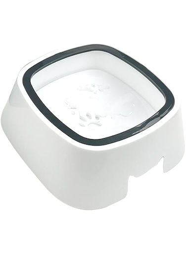 NALACAL Dog Water Bowl, 35oz/1L No Spill Dog Bowl, Non-Slip Slow Water Feeder Pet Water Dispenser, No Tip Pet Bowl, No Splash Drinking Bowl for Dogs and Cats Travel Vehicle Carried