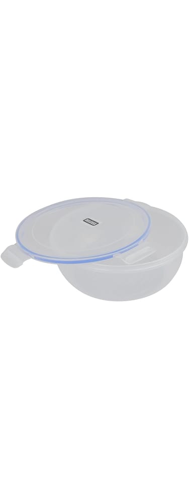 Delcasa DC2574 Cook and Lock Round Storage Container, 2300 ml Capacity, Transparent