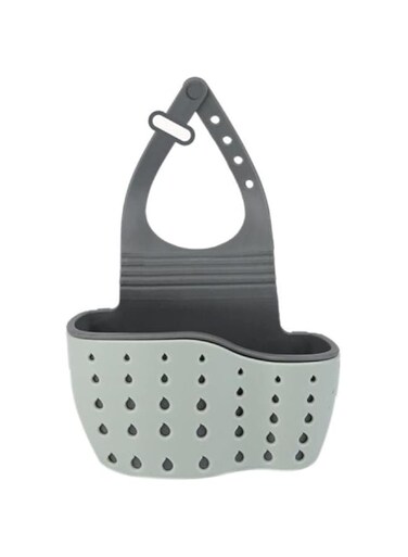 Dubai Gallery Kitchen Hanging Drain Basket Grey 13X5X21Centimeter