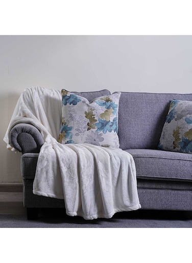 Home Ultra Plush Blanket 220x240cm-Ivory