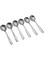 RAJ Stainless Steel CUISINE SOUP SPOON 6PC SET, 18 cm, Table Spoon, Ice-cream Spoon, Dessert Spoon, Sweet Spoon