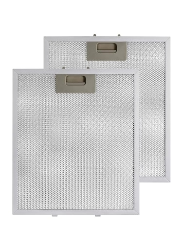 W10169961A Range Hood Grease Filter 10-1/2x12 Inch, 5-Layer Aluminum Mesh Hood Vent Filter for Whirlpool, Bosch, Ikea, Kitchen Aid, Jenn Air, Thickened Aluminum Mesh Range Hood Vent Filters -2 Pack