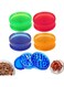 4 Pieces Grinder 2.3 inches For Manual Crusher Mill For Spice With Storage 3-Layer Grinder with Magnetic Lid Kitchen Use Portable And Disposable for Travel