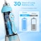 H2ofloss Water Dental Flosser Teeth Cleaner Pick, Cordless Portable Oral Irrigator,5 Mode IPX7 Waterproof Teeth Picks 300ML Rechargeable WaterFlosser for Teeth Cleaning Sky Blue
