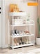 4 Layers Creative Home Cabinet Large Capacity Shoe Organizer Rack Storage Furniture 60 x 21 x 62 CM