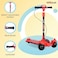 Top Gear Kids Kick Scooter TG 699 &ndash; Lightweight Foldable Design with 5-Step Adjustable Height for Ages 3+ - Red